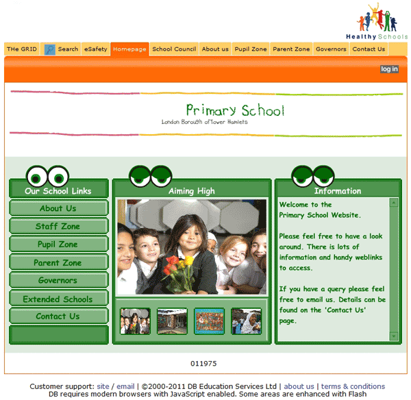 Example DigitalBrain Website