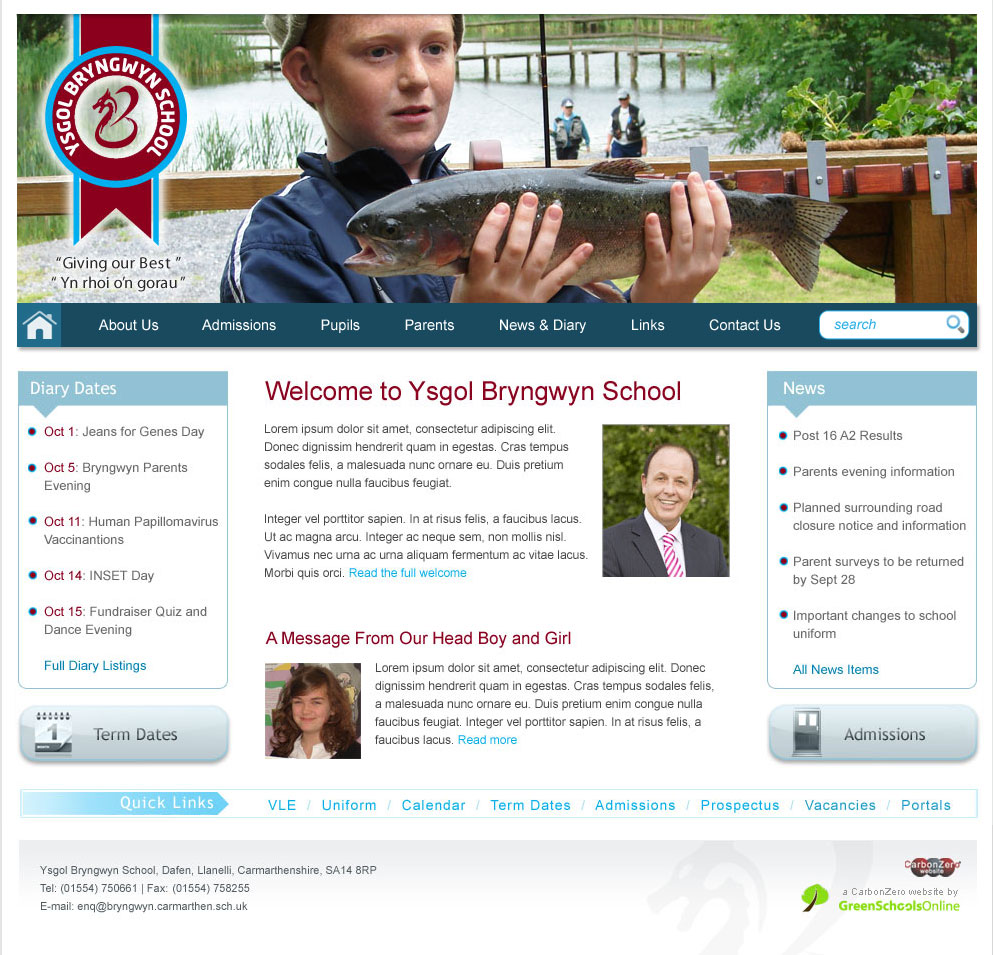 Bryngwyn School Website