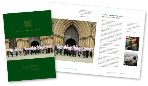 Cathedral School Prospectus Design