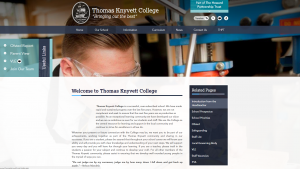 Thomas Knyvett School Inside Page by Greenhouse School Websites