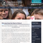 Three Rivers Academy Website by Greenhouse School Websites