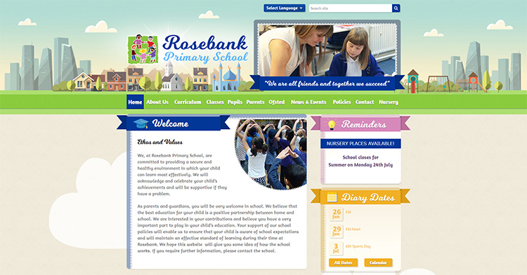 Rosebank Primary School Website Launch