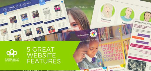 5 great school website features