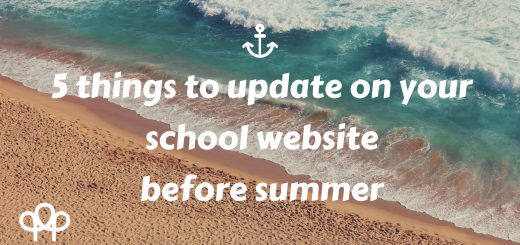 5 things to update on your school website before summer