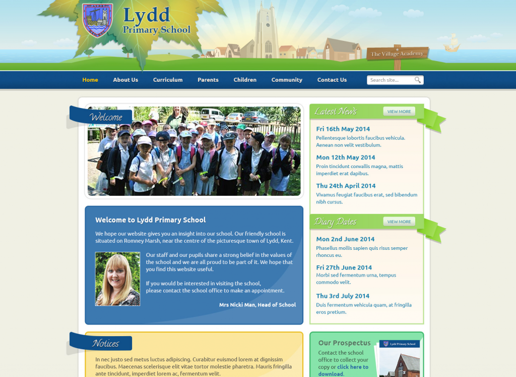 Lydd Primary Trust School Websites 2014 by Greenhouse School Websites