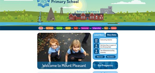 Mount Pleasant School Website Design