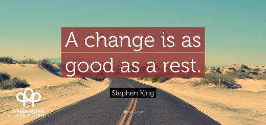 A Change is as good as a rest