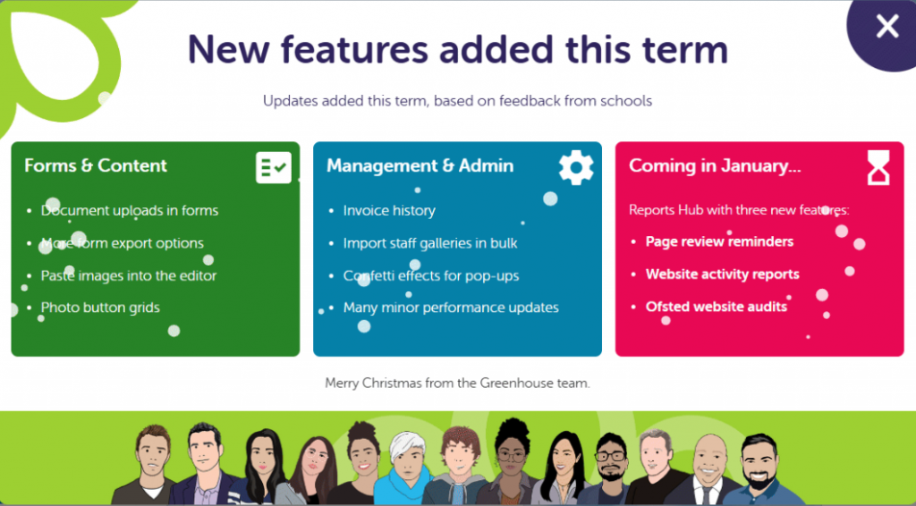 Leading school website CMS - Greenhouse