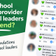 Which school website provider do school leaders recommend?